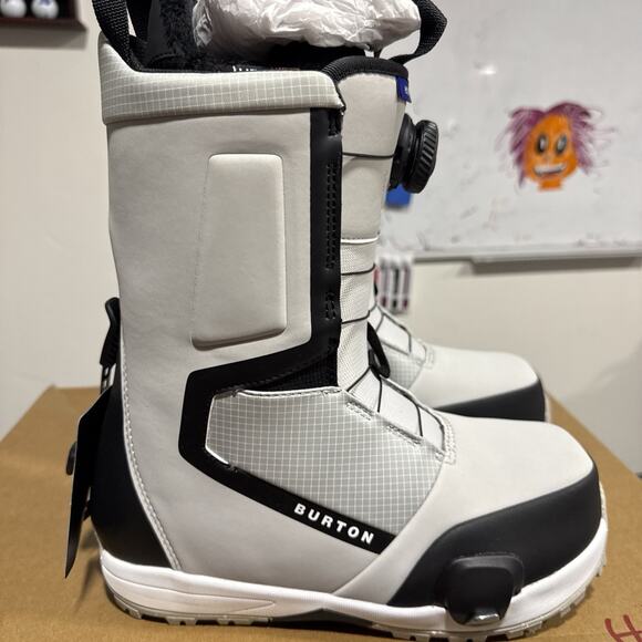 Men\'s BURTON Highshot Step On Snowboard Boots GRAY CLOUD Size 8.5 main image 5